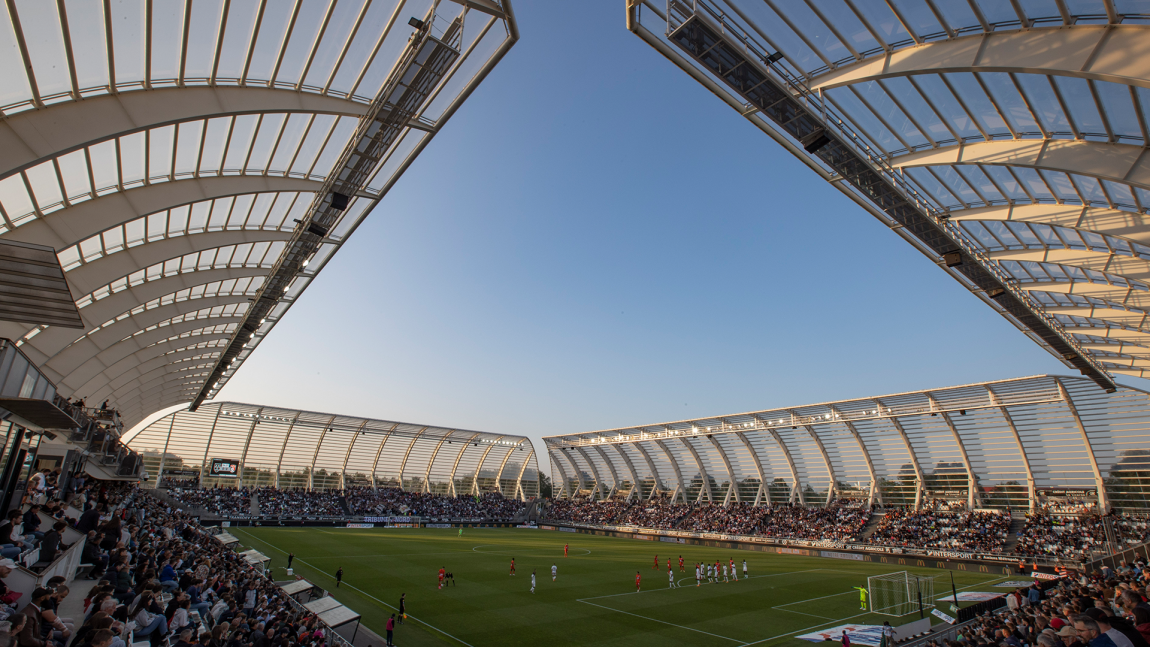 Vue extérieure du Stade de la Licorne